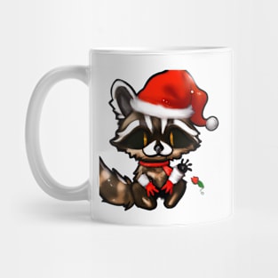 Cute Raccoon Drawing Mug